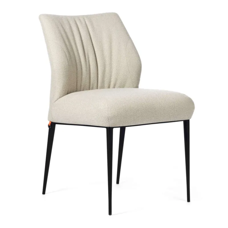 Mobitec Enora Chaise ® moderne en tissu et pieds en métal* Chaise De Salle à Manger