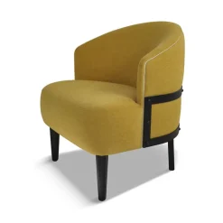 Paget Factory Fauteuil vintage en tissu fabriqué en France* Fauteuil De Salon