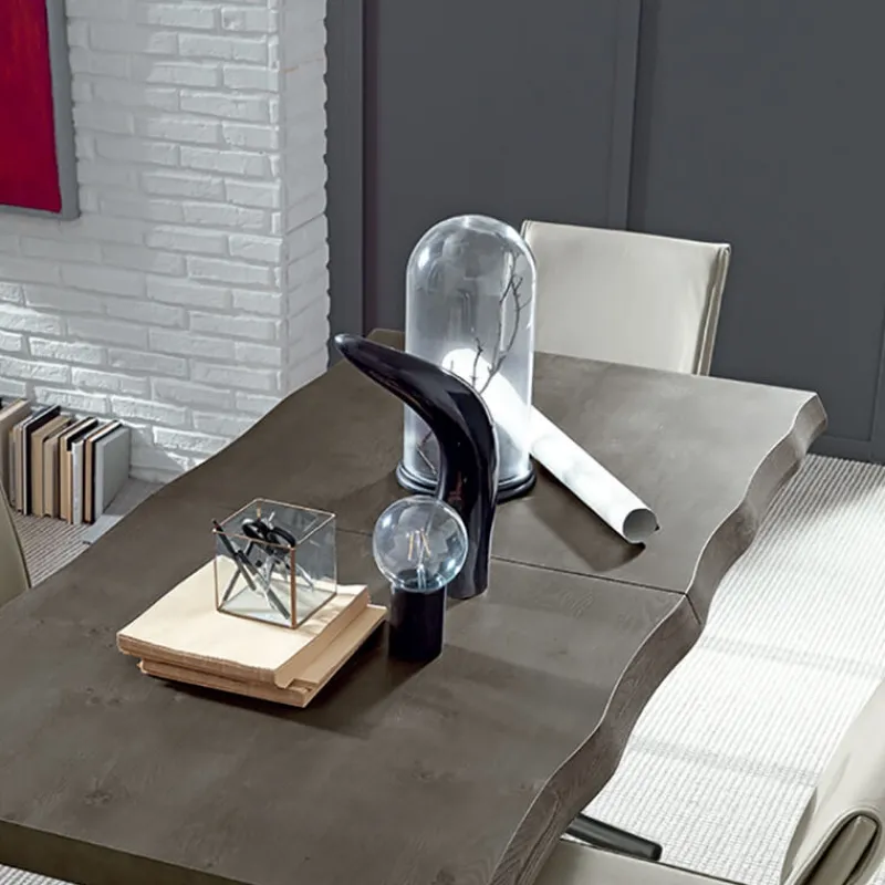 Altacom Fahrenheit Table extensible design italien rectangulaire avec pied mikado* Table De Salle à Manger