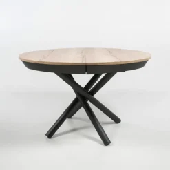 Altacom Fahrenheit Table ronde extensible design en mélaminé et pied mikado* Table De Salle à Manger