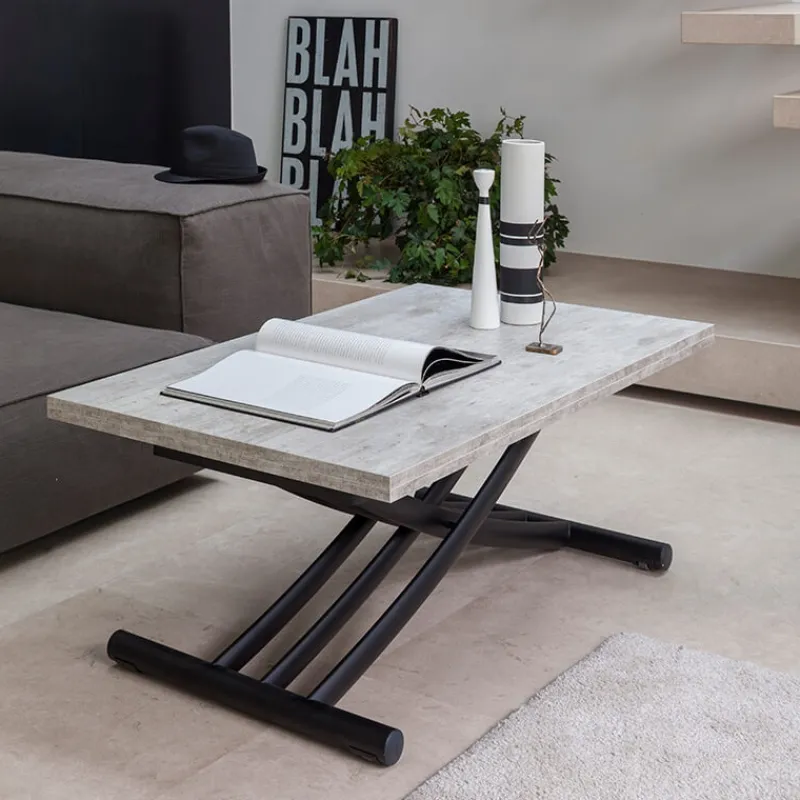 Altacom Fenice AT050 Table italienne relevable et rabattable en mélaminé* Table De Salon|Table Pour Petit Espace