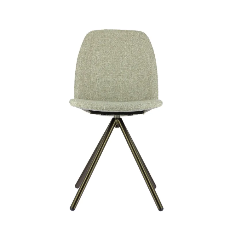 Perfecta Figaro 2 Chaise moderne pivotante en tissu et pieds métal* Chaise De Salle à Manger|Chaise De Bureau