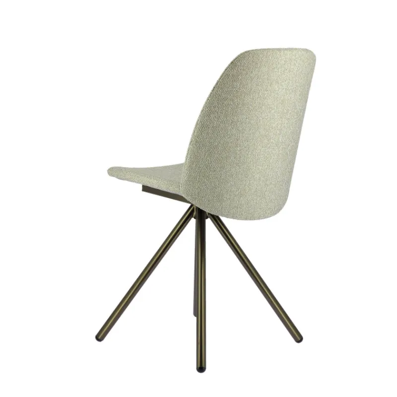 Perfecta Figaro 2 Chaise moderne pivotante en tissu et pieds métal* Chaise De Salle à Manger|Chaise De Bureau