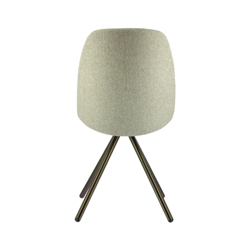 Perfecta Figaro 2 Chaise moderne pivotante en tissu et pieds métal* Chaise De Salle à Manger|Chaise De Bureau
