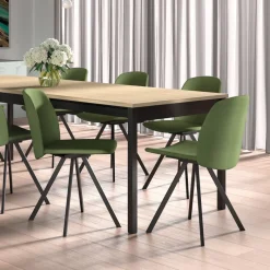 Perfecta Figaro Chaise moderne pivotante en tissu fabriquée en Belgique* Chaise De Salle à Manger|Chaise De Bureau