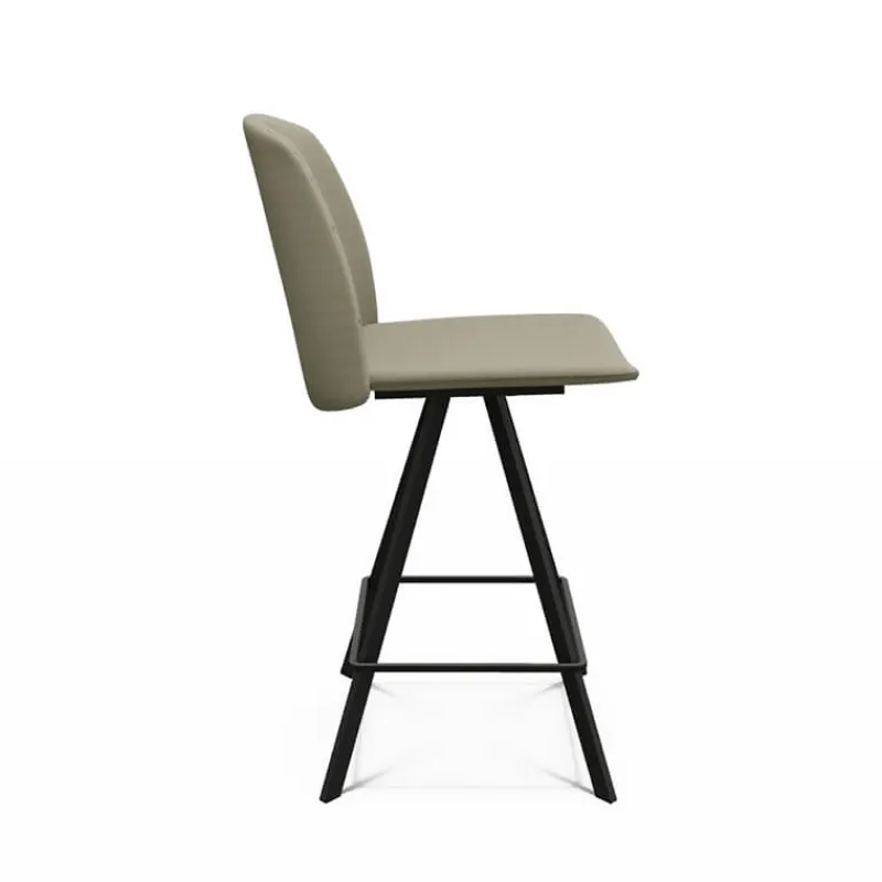 Perfecta Fiona Tabouret snack moderne en tissu fabriqué en Belgique* Tabouret Snack (assise +/- 65 Cm)|Tabouret De Bar (assise +/- 80 Cm)
