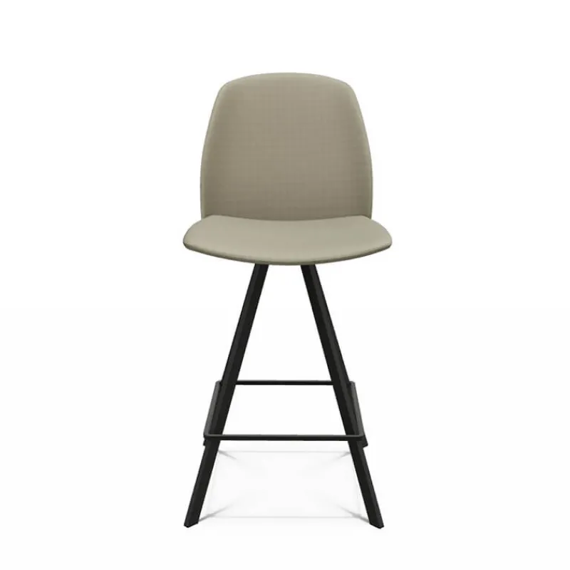 Perfecta Fiona Tabouret snack moderne en tissu fabriqué en Belgique* Tabouret Snack (assise +/- 65 Cm)|Tabouret De Bar (assise +/- 80 Cm)