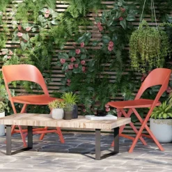 Flap Chaise de jardin pliante italienne en polypropylène* Chaise De Jardin