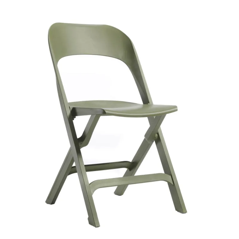 Flap Chaise de jardin pliante italienne en polypropylène* Chaise De Jardin
