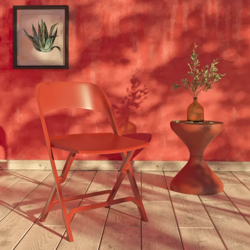 Flap Chaise de jardin pliante italienne en polypropylène* Chaise De Jardin