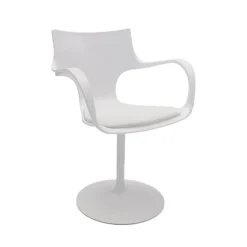 Sovet Italia Flûte Sovet® Chaise design pivotante avec accoudoirs* Chaise De Cuisine|Chaise De Salle à Manger