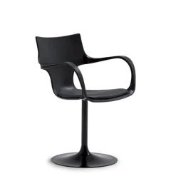 Sovet Italia Flûte Sovet® Chaise design pivotante avec accoudoirs* Chaise De Cuisine|Chaise De Salle à Manger