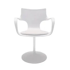 Sovet Italia Flûte Sovet® Chaise design pivotante avec accoudoirs* Chaise De Cuisine|Chaise De Salle à Manger