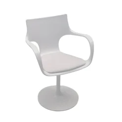 Sovet Italia Flûte Sovet® Chaise design pivotante avec accoudoirs* Chaise De Cuisine|Chaise De Salle à Manger
