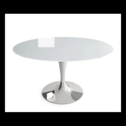 Sovet Italia Flûte Sovet® Table ronde design en verre* Table De Salle à Manger