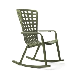 Folio Rocking chair design extérieur réglable en polypropylène* Chaise De Jardin|Fauteuil De Jardin