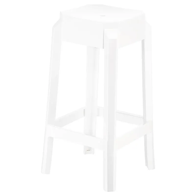 Fox Tabouret snack moderne en plexi hauteur 65 cm* Tabouret Snack (assise +/- 65 Cm)|Tabouret De Bar (assise +/- 80 Cm)