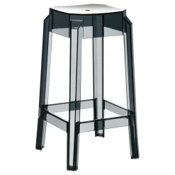 Fox Tabouret snack moderne en plexi hauteur 65 cm* Tabouret Snack (assise +/- 65 Cm)|Tabouret De Bar (assise +/- 80 Cm)