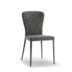 Europea Francine Chaise moderne en tissu avec pieds en métal* Chaise De Salle à Manger|Chaise Salon