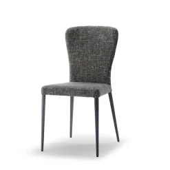 Europea Francine Chaise moderne en tissu avec pieds en métal* Chaise De Salle à Manger|Chaise Salon