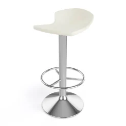 Free Tabouret bar pivotant italien en technopolymère et métal chromé* Tabouret De Bar (assise +/- 80 Cm)