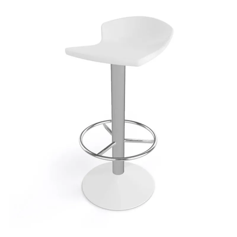 Free Tabouret bar pivotant italien en technopolymère et métal chromé* Tabouret De Bar (assise +/- 80 Cm)