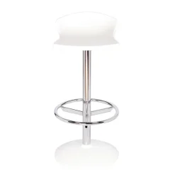 Free Tabouret bar pivotant italien en technopolymère et métal chromé* Tabouret De Bar (assise +/- 80 Cm)