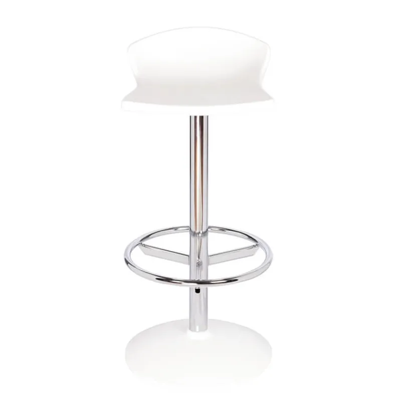 Free Tabouret bar pivotant italien en technopolymère et métal chromé* Tabouret De Bar (assise +/- 80 Cm)