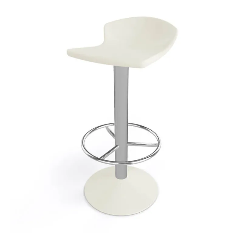 Free Tabouret bar pivotant italien en technopolymère et métal chromé* Tabouret De Bar (assise +/- 80 Cm)