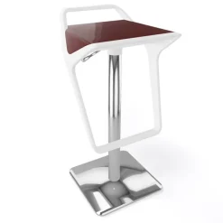 Freedom Tabouret design italien réglable en hauteur et pivotant* Tabouret Snack (assise +/- 65 Cm)|Tabouret De Bar (assise +/- 80 Cm)
