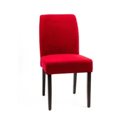 Sessio Fritz line Chaise contemporaine avec dos matelassé en tissu et pieds en bois* Chaise De Salle à Manger|Chaise Salon