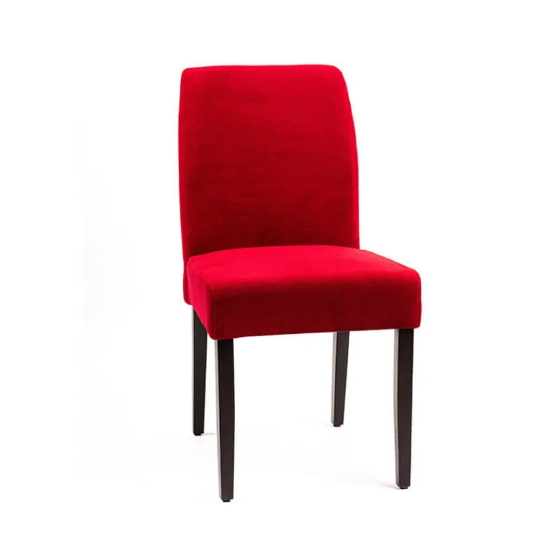Sessio Fritz line Chaise contemporaine avec dos matelassé en tissu et pieds en bois* Chaise De Salle à Manger|Chaise Salon