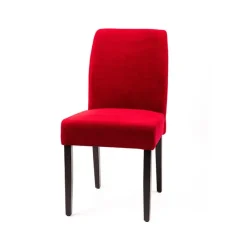 Sessio Fritz line Chaise contemporaine avec dos matelassé en tissu et pieds en bois* Chaise De Salle à Manger|Chaise Salon