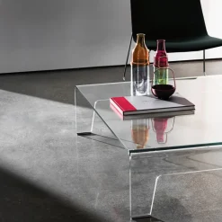 Sovet Italia Frog Sovet® Table basse design rectangulaire en verre* Table De Salon