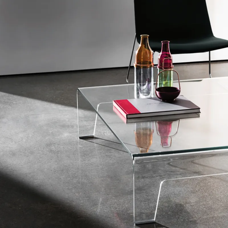 Sovet Italia Frog Sovet® Table basse design rectangulaire en verre* Table De Salon