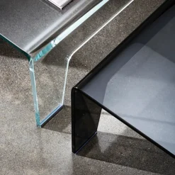 Sovet Italia Frog Sovet® Table basse design rectangulaire en verre* Table De Salon