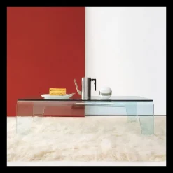 Sovet Italia Frog Sovet® Table basse design rectangulaire en verre* Table De Salon