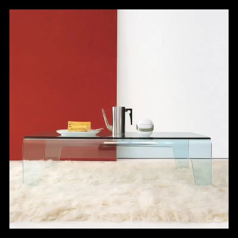 Sovet Italia Frog Sovet® Table basse design rectangulaire en verre* Table De Salon