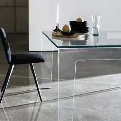 Sovet Italia Frog Sovet® Table design rectangulaire ou carrée en verre* Table De Salle à Manger
