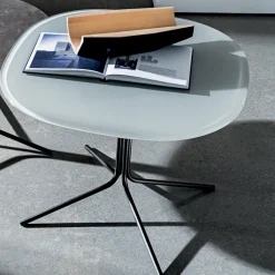 Sovet Italia Genius Table basse design en verre et métal* Table De Salon