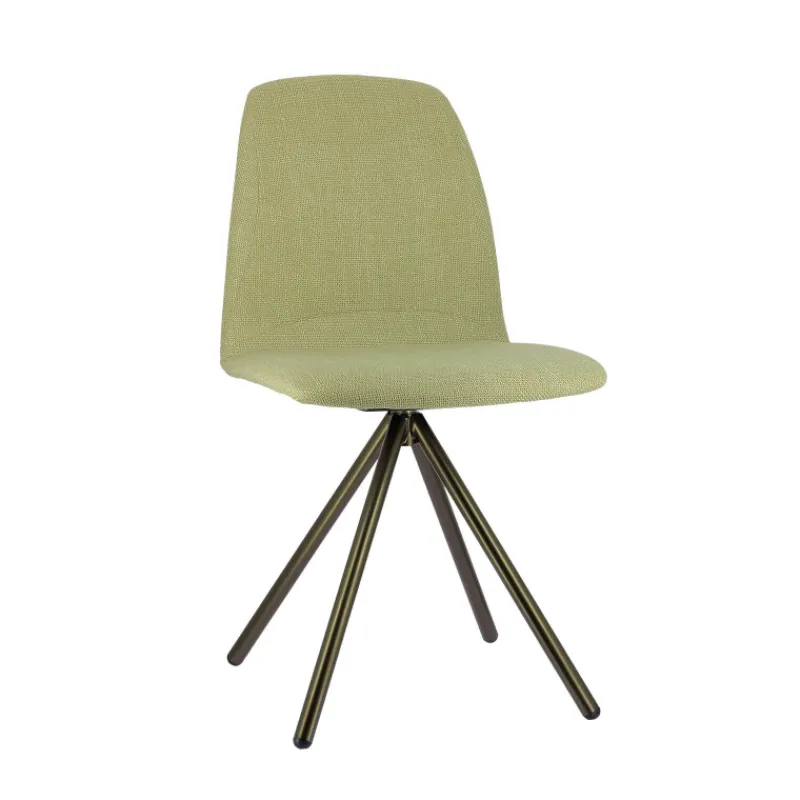 Perfecta Genua Chaise moderne pivotante en tissu et pieds métal* Chaise De Salle à Manger|Chaise De Bureau