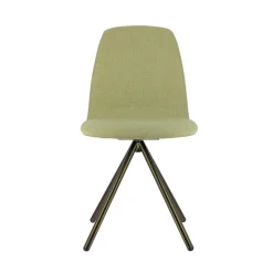 Perfecta Genua Chaise moderne pivotante en tissu et pieds métal* Chaise De Salle à Manger|Chaise De Bureau
