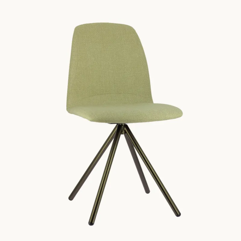 Perfecta Genua Chaise moderne pivotante en tissu et pieds métal* Chaise De Salle à Manger|Chaise De Bureau