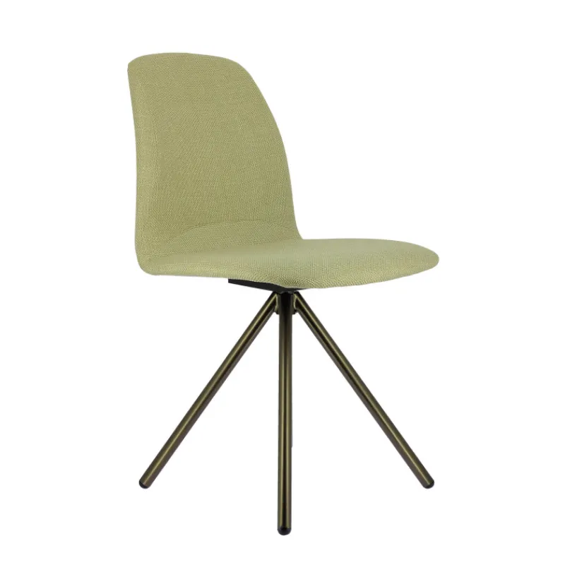 Perfecta Genua Chaise moderne pivotante en tissu et pieds métal* Chaise De Salle à Manger|Chaise De Bureau