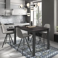 Perfecta Girona Tabouret pivotant avec dossier hauteur snack en tissu* Tabouret Snack (assise +/- 65 Cm)|Tabouret De Bar (assise +/- 80 Cm)