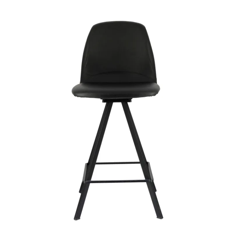 Perfecta Girona Tabouret snack pivotant moderne en simili* Tabouret Snack (assise +/- 65 Cm)|Tabouret De Bar (assise +/- 80 Cm)