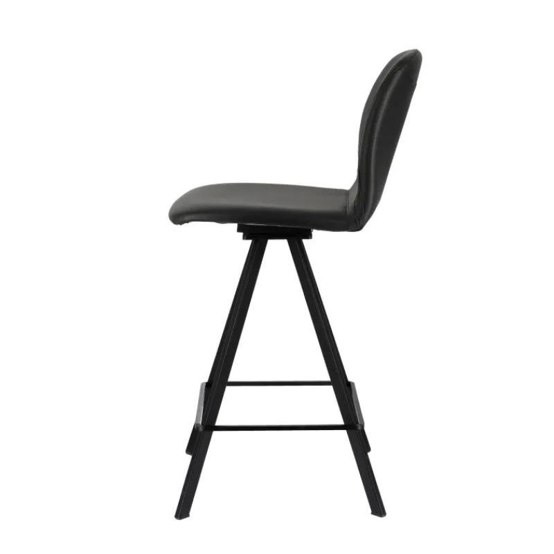 Perfecta Girona Tabouret snack pivotant moderne en simili* Tabouret Snack (assise +/- 65 Cm)|Tabouret De Bar (assise +/- 80 Cm)