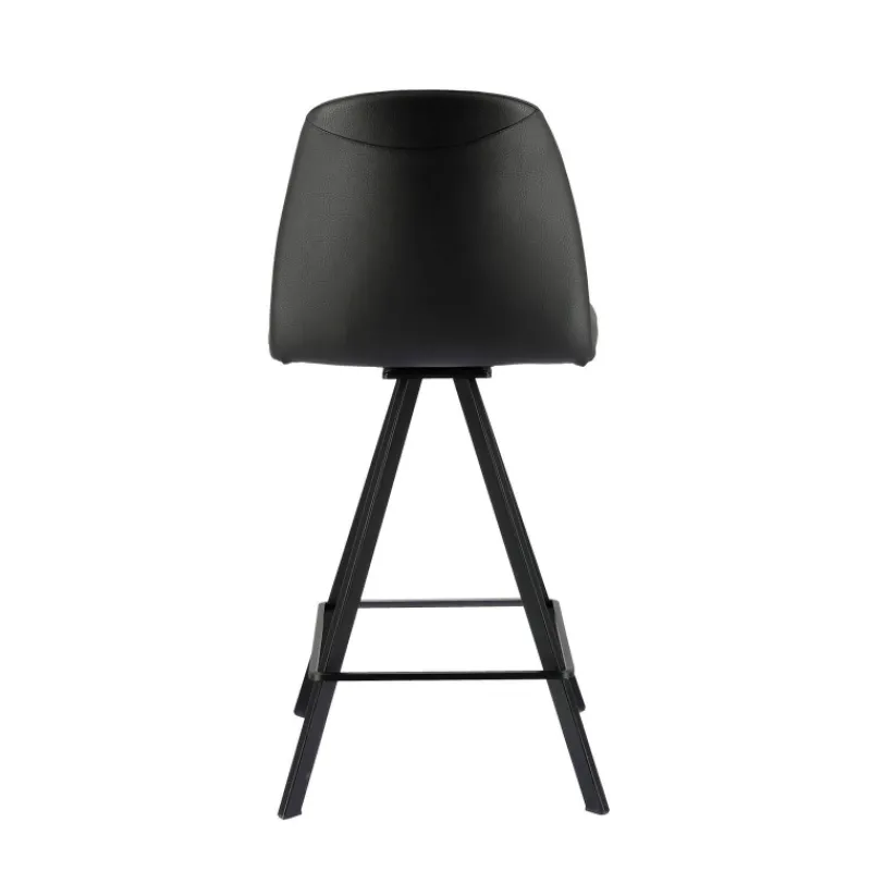 Perfecta Girona Tabouret snack pivotant moderne en simili* Tabouret Snack (assise +/- 65 Cm)|Tabouret De Bar (assise +/- 80 Cm)