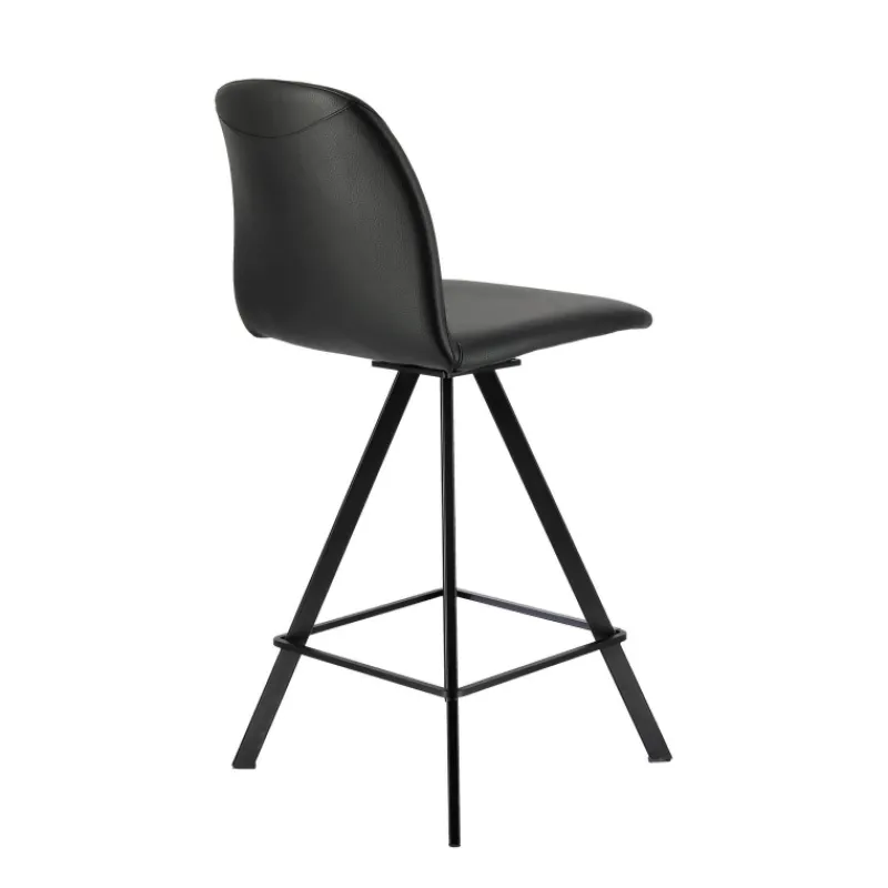 Perfecta Girona Tabouret snack pivotant moderne en simili* Tabouret Snack (assise +/- 65 Cm)|Tabouret De Bar (assise +/- 80 Cm)