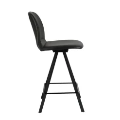 Perfecta Girona Tabouret snack pivotant moderne en simili* Tabouret Snack (assise +/- 65 Cm)|Tabouret De Bar (assise +/- 80 Cm)